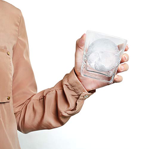 Molde para hielo esferas de silicona grande transparente miniatura 4
