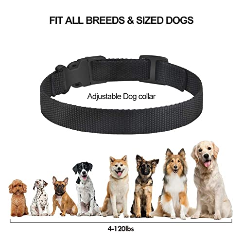 Petjoy Bark Collar For Large Dog, Rechargeable Barking Collar W/5 Adjustable Sensitivity And 7 Progressive Levels Using Beep & Shock.(Pink) #TOP4