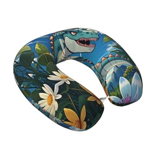 Almohada de viaje en espuma viscoelástica 30 cm miniatura 2
