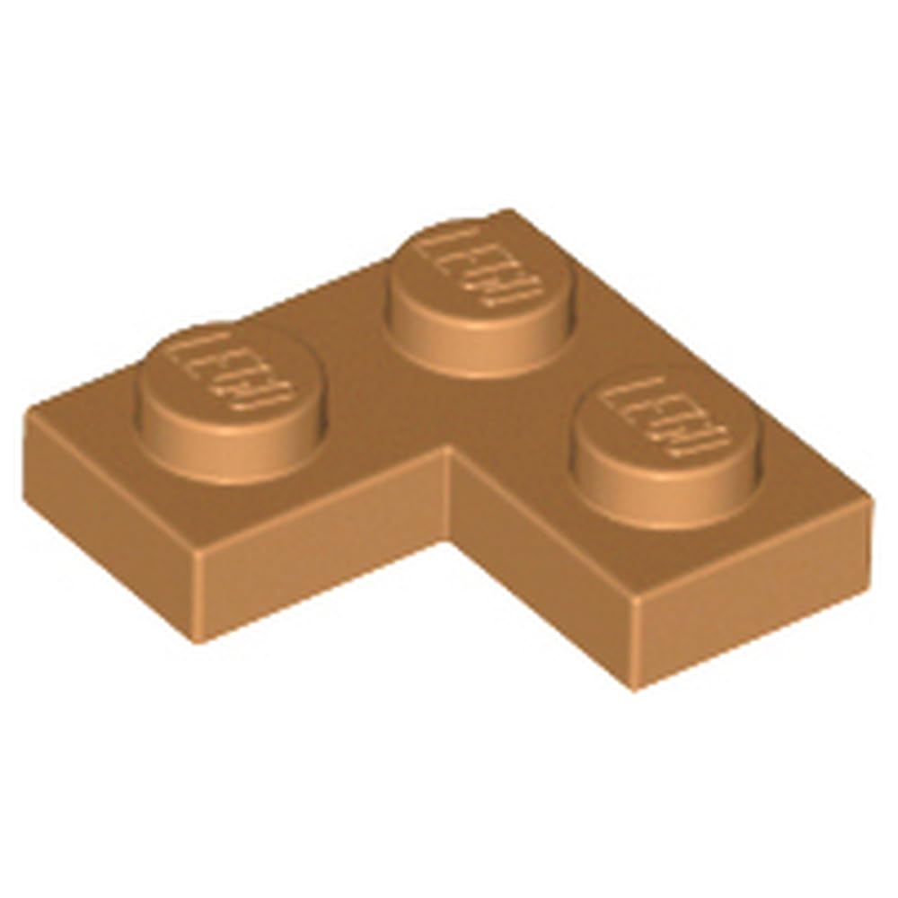 LEGO Plate 2 x 2 Corner, Part 2420, Part 2420, Choose Your Colour (Medium Nougat, 10, count)