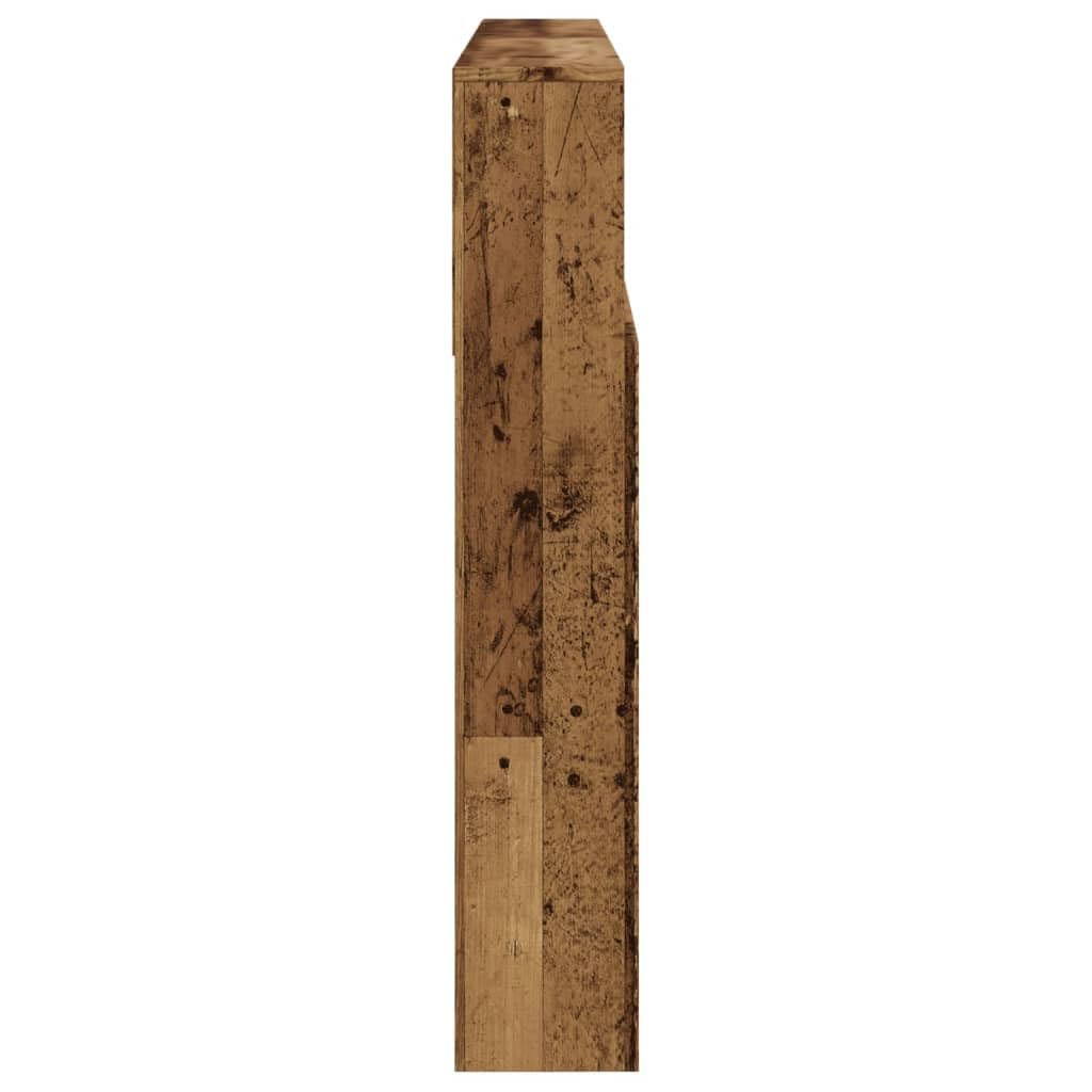 856870 Testiera con Contenitore Legno 160x19x103,5 cm in Truciolato Testata in Legno,Testata Letto Matrimoniale Muebles Dormitorio Spalliera Letto Testiere per Letto Matrimoniale