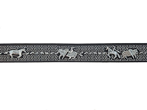 Mens Leather Color Silver Thread Cowboy Belt 2" Cinto Charro Color Hilo Plata4