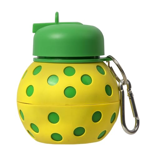 Bouteille d'eau pliable silicone boule de cornichon gourde sport pliable