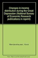 Changes in Income Distribution During the Great Depression 0405076045 Book Cover