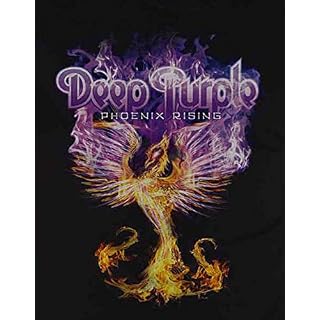 Deep Purple T Shirt Phoenix Rising Band Logo Nouveau Officiel Homme Size M - Les Beatles, Paul McCartney, John Lennon, RIngo Starr, George Harrison Deep Purple T Shirt Phoenix Rising Band Logo Nouveau Officiel Homme Size M – Image 3
