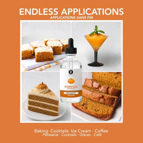 Image of Natural Pumpkin Extract for Baking, Beverages, Desserts, Cakes & More