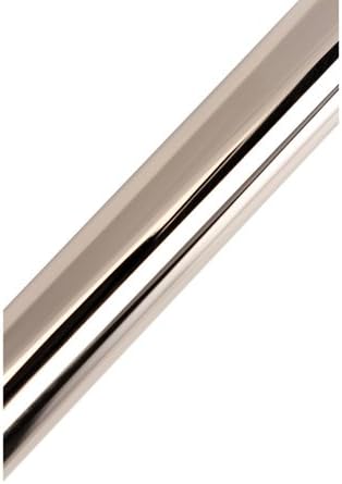 72 in. Edenscape Americana Adjustable Stainless Steel Tube for Shower Curtain Rod Use Only44; Polished Chrome