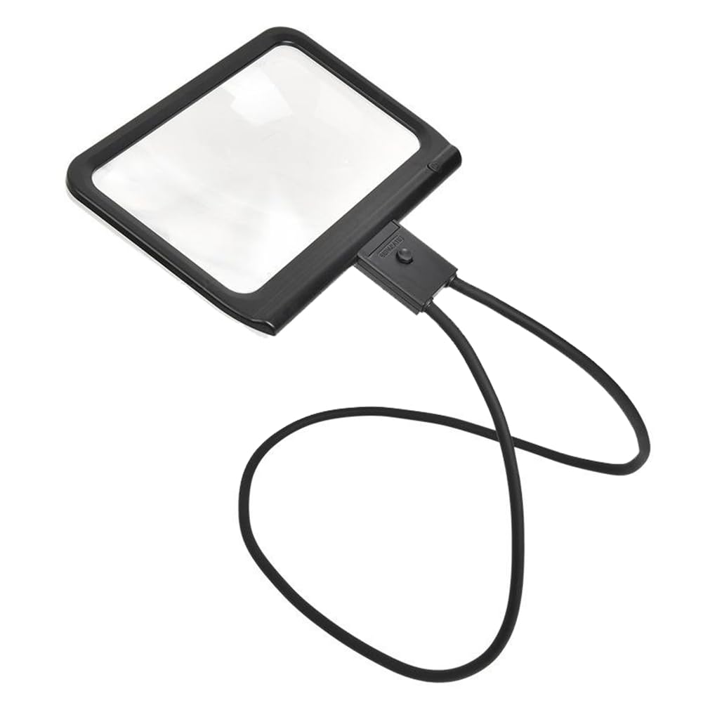 Jnchdghwa Magnifying Glass for Reading Magnifier with LED for Reading and Reading Newspapers