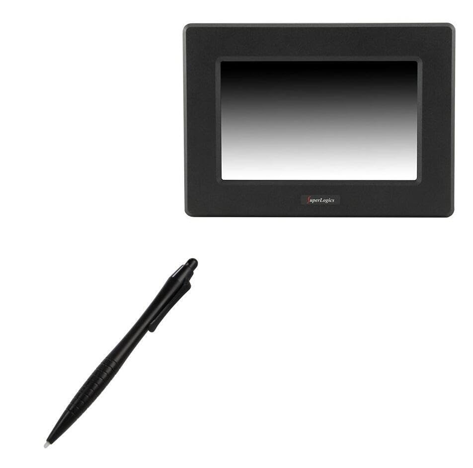 BoxWave Stylus Pen Compatible with SuperLogics SL-PPC-07AW-J6412-H-2LAN - DirectTip Resistive Stylus, DirectTip Resistive Stylus - Jet Black