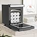 TASALON 5L Towel Warmer Hot Cabinet Box, Aluminum Inner Chamber, Removable Tray, Fast Heating for Beauty Spa Salon Massage - Black
