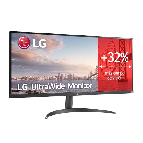 LG 34WQ500-B - Monitor UltraWide 34', Panel IPS 2560x1080 21:9, 100 Hz, 5 ms, HDR10, AMD FreeSync...