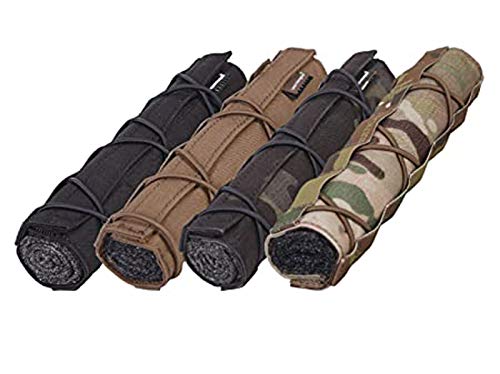 Schalldämpfer-Abdeckung für Airsoft, 22 cm, für Militär, Jagd, taktische Spiele, multicam