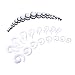 Glow in the Dark Plugs Kit with Spiral and Tribal Tapers Kit 54 pieces Gauges Kit 14G-00G Stretching Set