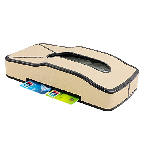 Image of NIKAVI M3012 Tissue Paper Holder for Car (Beige)