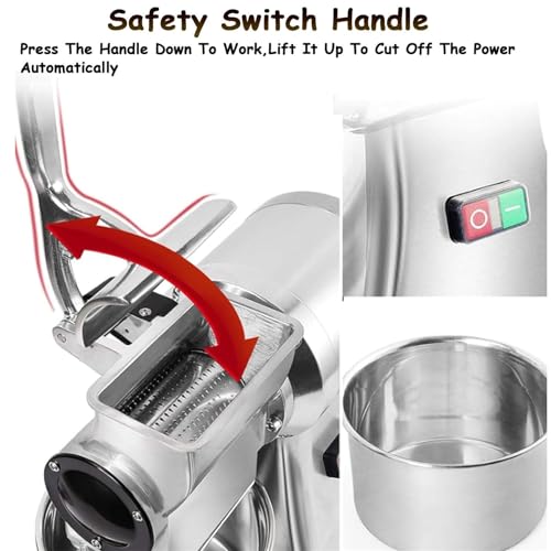 Rallador eléctrico profesional de queso 550W miniatura 4