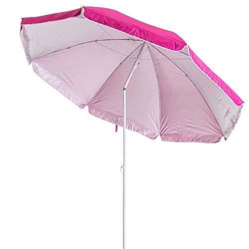 Preisvergleich Produktbild Monty Lolahome Sonnenschirm, faltbar, Nylon, 220 cm, Rosa