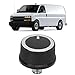 Kodrily AC Temperature Control Knob, ABS Heater AC Temp Control Knob Button Switch Car AC for Air Conditioner, OE Number 84141127 Heater Knob Replacement for Express 1500 08-17