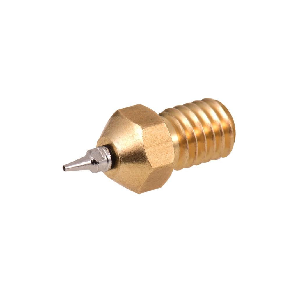 M6 Threaded Brass Nozzle for 3D Printer of 0.2mm-image-35