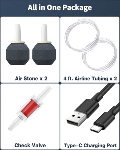 image for Pawfly awfly Ultra Quiet Live Bait Aerator Battery Electric Type-C Rec