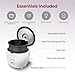 CUCKOO Basic Rice Cooker 6-Cup Uncooked / 12-Cup Cooked, Versatile Rice Maker with Non-Stick Inner Pot, Easy to Use, Auto Keep Warm, White/Purple (CR-0671V)