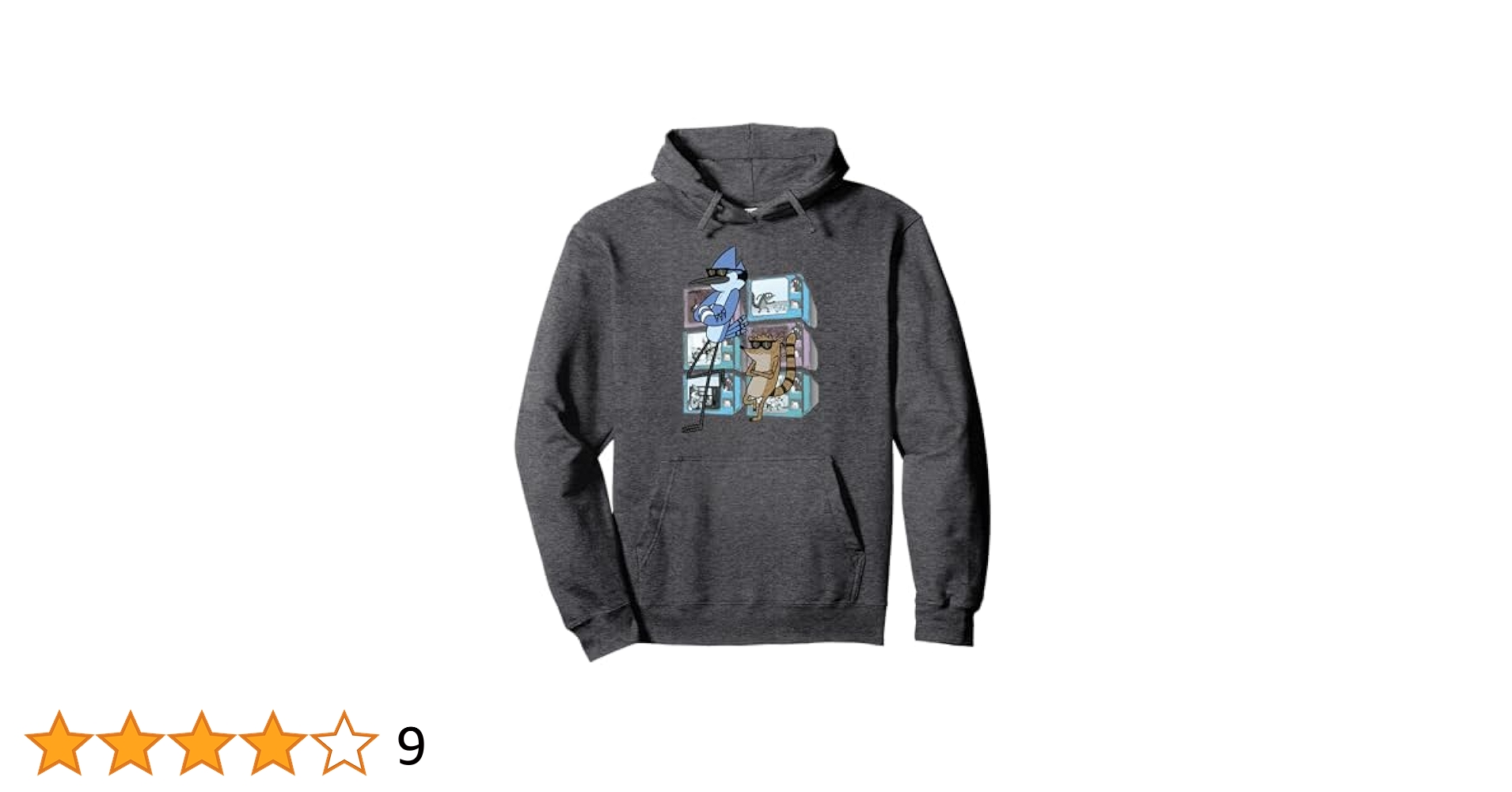 MORDECAI HOODED SWEATSHIRT モルデカイ フーデッド Amazon.com: Regular Show Mordecai and Rigby TV Too Cool