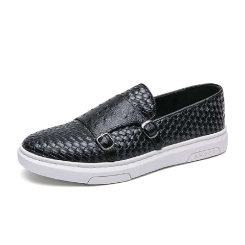 Mens Loafers Premium Canvas Casual Walking Shoes Soft Comfort Slip On Driving Shoes
