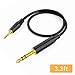 CableCreation 1/8 to 1/4 Stereo Cable 3.3ft, 6.35mm 1/4