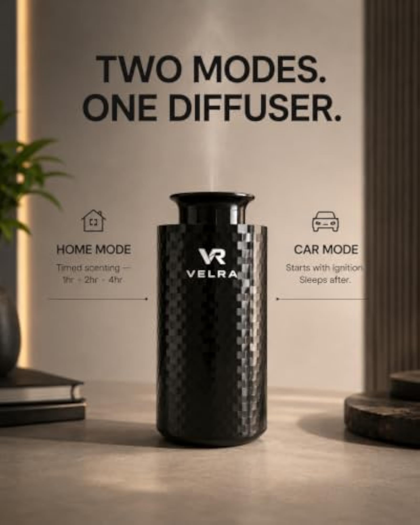 Aura Portable Fragrance Diffuser, USB-C Rechargeable