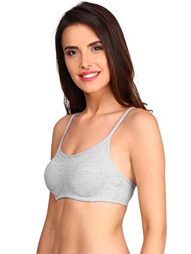 Image of Jockey SS12 Women's Wirefree Non Padded Super Combed Cotton Elastane Stretch Full Coverage Beginners Bra with Adjustable Straps (Pack of 2)