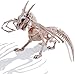 Halloween Decoration 14" Pose-N-Stay Dragon Skeleton Plastic Bones with Posable Joints for Pose Skeleton Prop Indoor/Outdoor Spooky Scene Party Favors Décor.