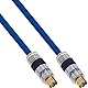 InLine 89947P S-VHS Kabel, PREMIUM, vergoldete Stecker, 4pol mini DIN Stecker / Stecker, 0,5m