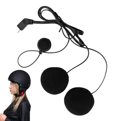Micrófono de auriculares para motocicleta, casco de motocicleta, de audio impermeable, herramienta de 10 pines para adolescentes, hombres, adultos, viajes, ciclismo