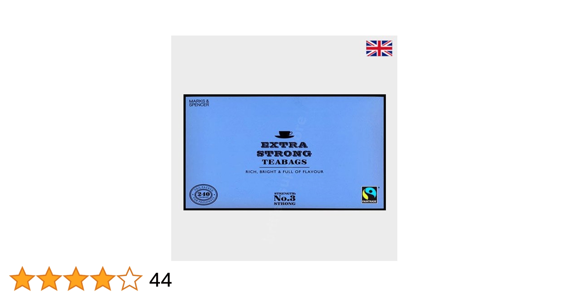 Amazon.com: Marks & Spencer 特濃茶80 Btl. 250 公克
