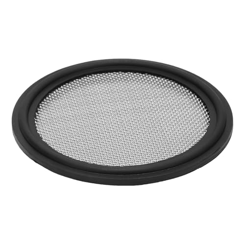 Image of DERNORD 2 Pack 2 inch Sanitary Tri-Clamp Gasket Buna-N (NBR) w /Stainless Bonded Type Screen 30 Mesh