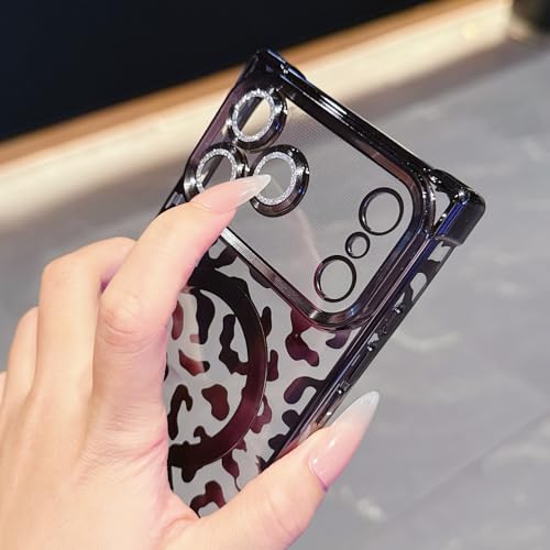 Coque iPhone 17 Air léopard transparent au design plaqué chic et rigide - 5