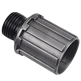 Steel Mountain Bike Cassette Hub Body for 8-11 Speed, Freewheel Carrier Compatible with QUANDO/NovaTec/Fastace Hubs with Washer Included(8-10s black loose beads)