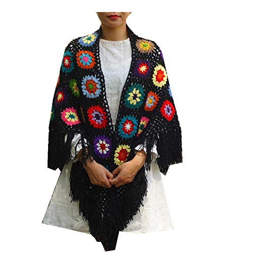 Fringed Poncho Cape