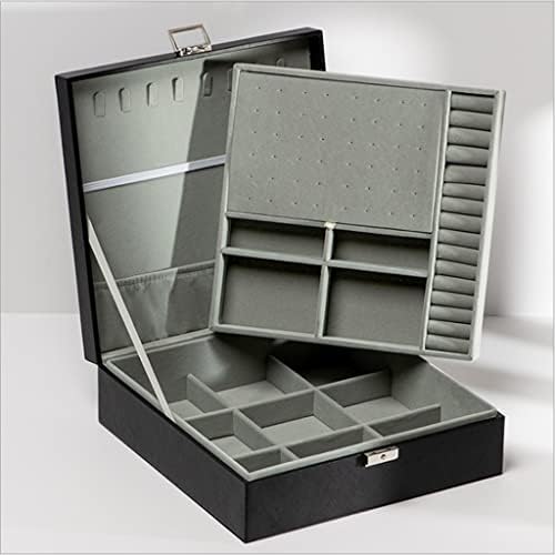 Leather Jewelry Display Portable Box Gift Jewlery Multi-Function image 5