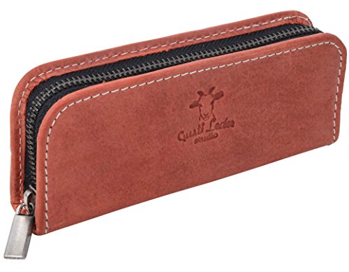 Preisvergleich Produktbild Federmappe Leder Gusti studio "Trisha" Stiftemappe Rot