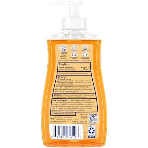 Image of Dial Antibacterial Liquid Hand Soap, Gold, 11 Fl Oz (Pack of 2)