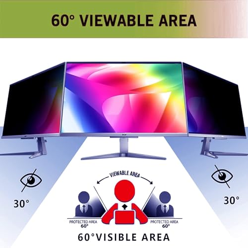 Protege tus ojos y datos con la pantalla de privacidad para computadora de 24 pulgadas colgante 6