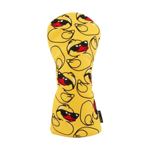 LckCryspho PUレザー製ゴルフクラブヘッドカバー 伸縮ネック 耐摩耗 防水設計 男性 女性用 との互換性あり (style A)