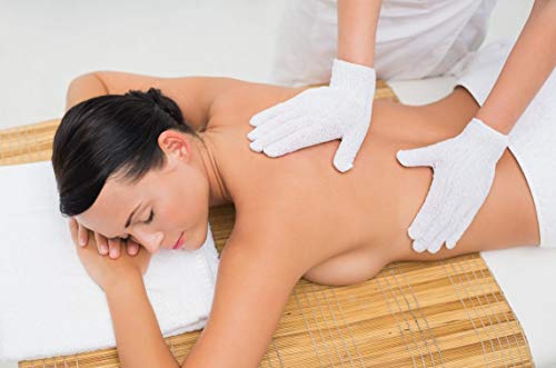 Atb 4 Pairs Exfoliating Gloves - Premium Scrub Wash Mitt For Bath Or Shower - Luxury Spa Exfoliation Accessories For Men And Women #TOP3