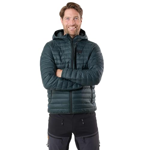 Swedemount Lofoten Kapuzenjacke Outdoorjacke – winddicht, wasserabweisend, atmungsaktiv mit Belüftungsreißverschluss und Stretchstoff für Herren Wandern und Freizeitbekleidung