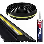 Heavy Duty Garage Door Floor Threshold Weather Seal Rubber Draught Rain Excluder (8ft)