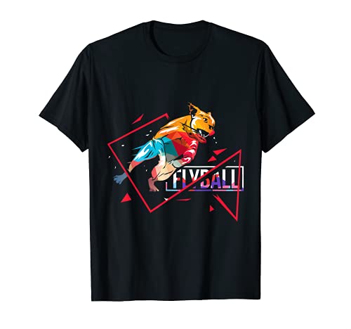 Cooles Flyball Hundesport T-Shirt für Hundesportler