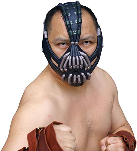 Zhongcai BMASK Bane Mask The Dark Knight Rises Cosplay Costume Accessories Pvc Props Black thumb #1