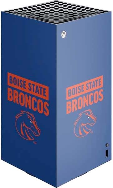 Skinit Decal Gaming Skin Compatible with Xbox Series X Digital Edition Console - Officially Licensed Boise State University Collegiate Text Design