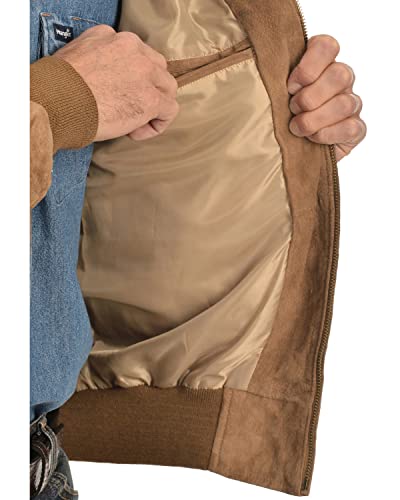 Image of Two-Toned Boar Suede Men's Jacket by Scully