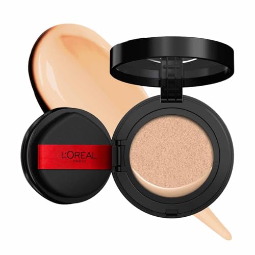 L'Oréal Paris Infaillible Fresh Wear Cushion Foundation, Long-Lasting, Lightweight, Flawless 24HR Coverage, K-beauty Inspired, 300